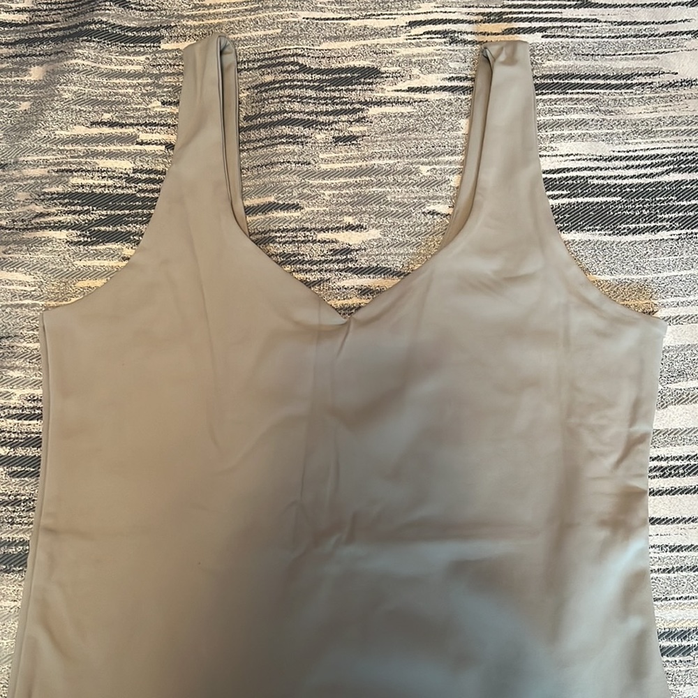 NWOT Abercrombie Double Layered Seamless Sweetheart Green Bodysuit - Picture 3 of 5